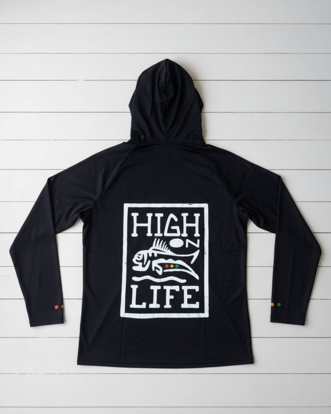 High on Life Long sleeve Fishing Top Black